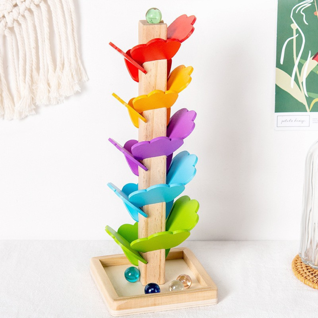 ColorDrop - Regenbogen Turm Spielzeug – Lernspaß & Beruhigend