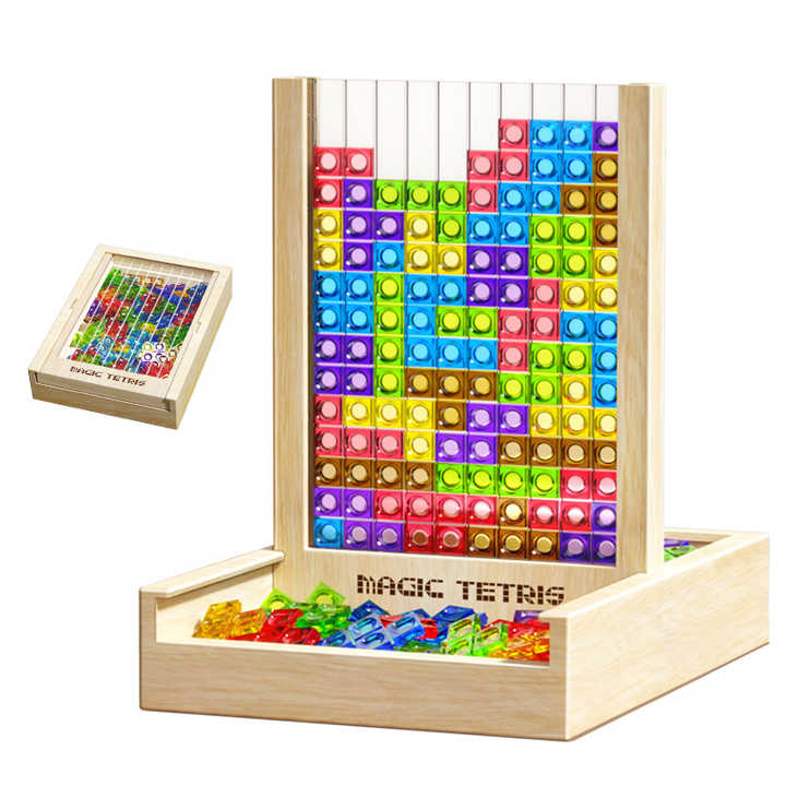 ShapeNest – Holzpuzzle Spiel für Kinder & Erwachsene – Denkspaß & Geschick
