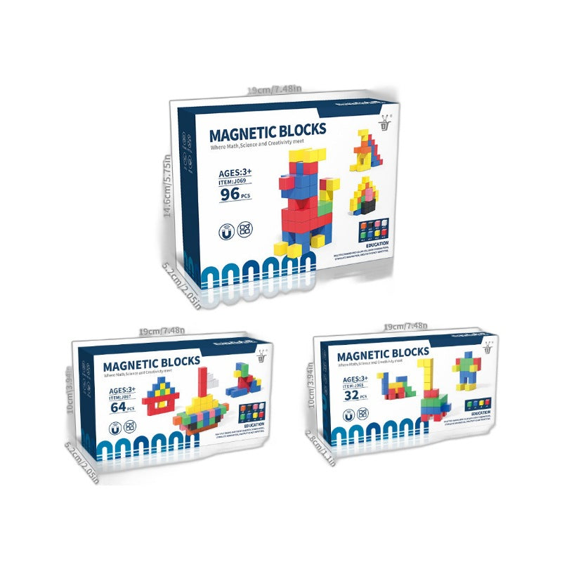Montessori Magnetwürfel – Kreativ & Sicher – Fördert Feinmotorik und Problemlösungsfähigkeiten 3