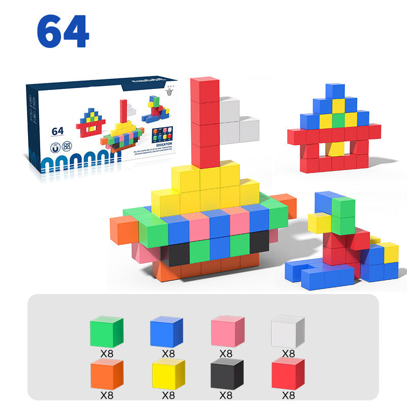 Montessori Magnetwürfel – Kreativ & Sicher – Fördert Feinmotorik und Problemlösungsfähigkeiten 4