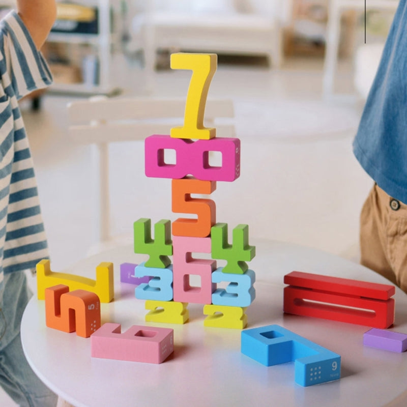 NumbyBlocks – Mathe & Zahlen Lernspiel aus bunten Bausteinen