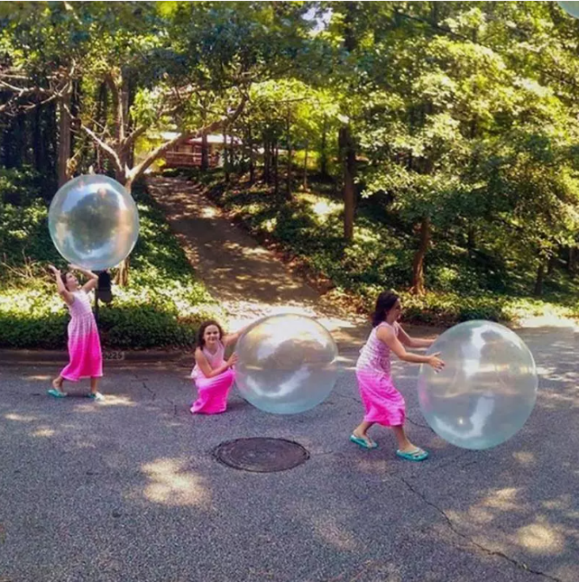 BounziBall – Riesiger Outdoor Bubble-Ball – Robust & Spaßig