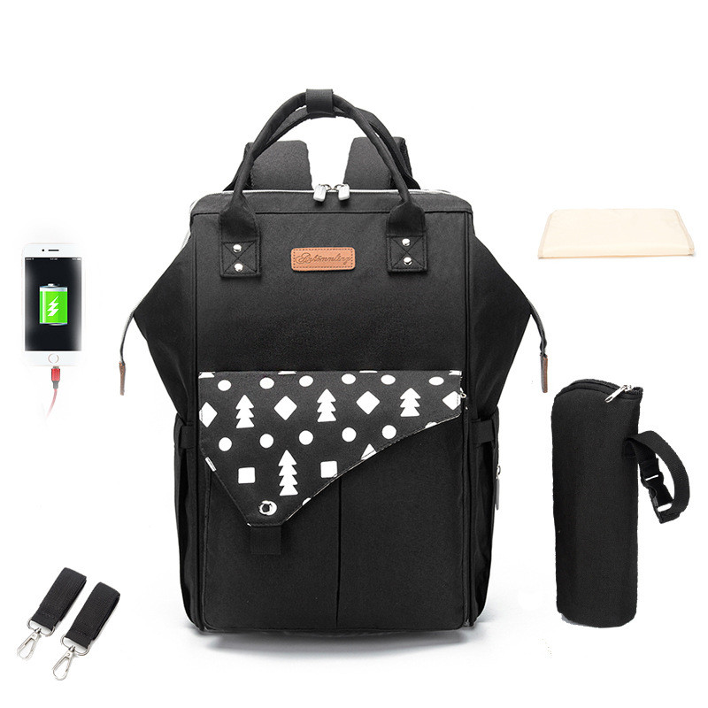 Wickelrucksack – Wasserabweisend & Organisiert – Ideal für Unterwegs mit Baby 0