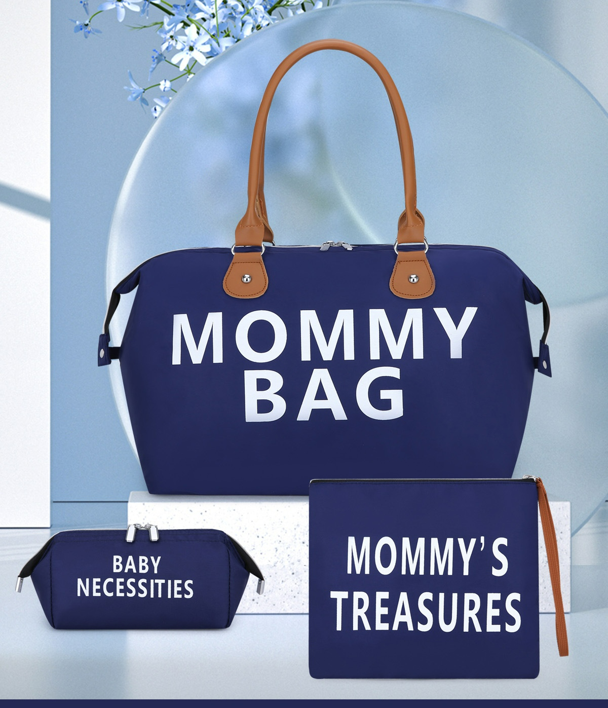 Wickeltasche – Wasserabweisend & Geräumig – Ideal für Unterwegs mit Kinderwagen 3