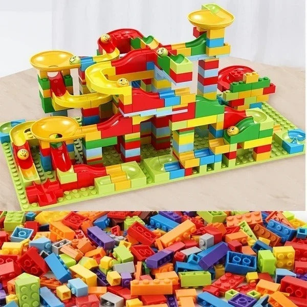 MarbleBuild - Murmelbahn Spielzeug – Kreativ & Lernfördernd