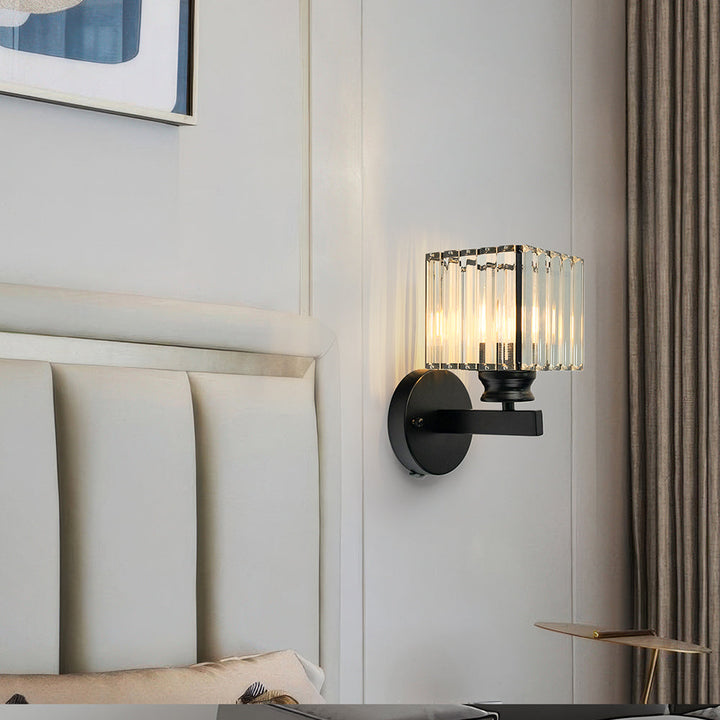 Wandleuchte Kristall modern | Elegante Beleuchtung für Flur & Schlafzimmer