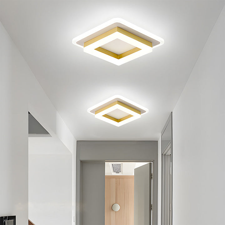 LED Deckenleuchte quadratisch | Moderne Beleuchtung für Flur & Wohnzimmer