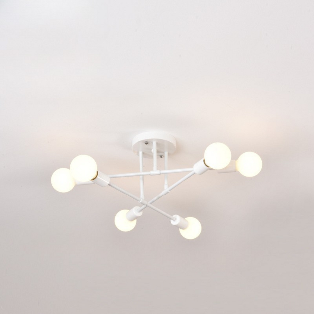 Deckenlampe aus Eisen | Moderne Beleuchtung für Wohnzimmer und Schlafzimmer