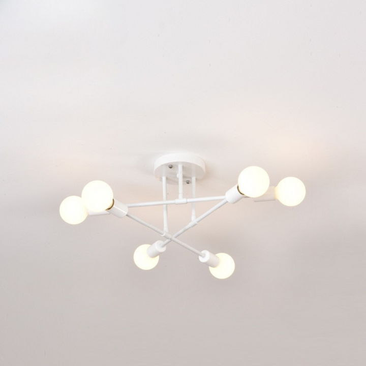 Deckenlampe aus Eisen | Moderne Beleuchtung für Wohnzimmer und Schlafzimmer