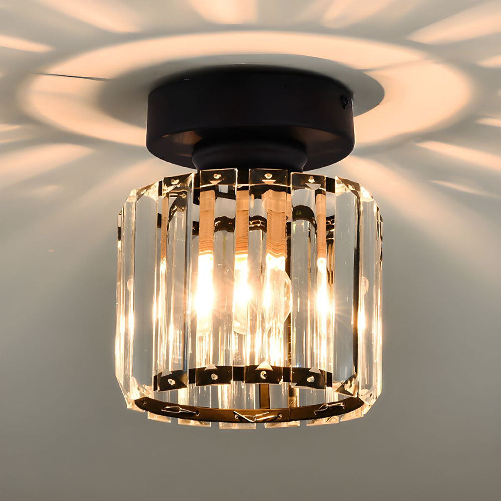 Deckenleuchte Kristall modern | Stilvolle Beleuchtung für Flur & Wohnzimmer