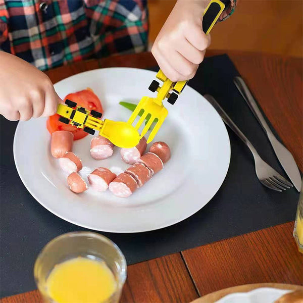 DiggerDish - Kindergeschirr Set – Spielerisch & Bauwagenstark