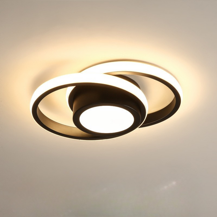 LED-Deckenleuchte modern | 3-Farben-Licht für Wohn- & Schlafzimmer