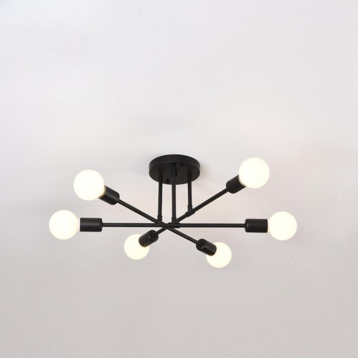 Deckenlampe aus Eisen | Moderne Beleuchtung für Wohnzimmer und Schlafzimmer