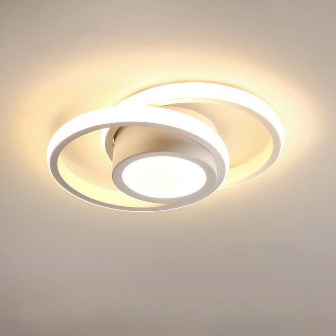 LED-Deckenleuchte modern | 3-Farben-Licht für Wohn- & Schlafzimmer