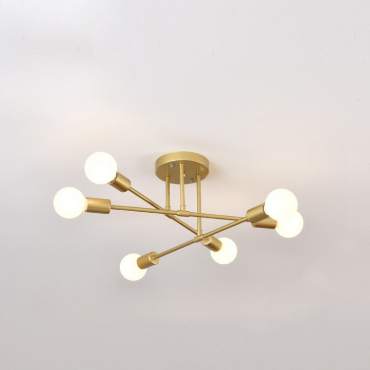 Deckenlampe aus Eisen | Moderne Beleuchtung für Wohnzimmer und Schlafzimmer