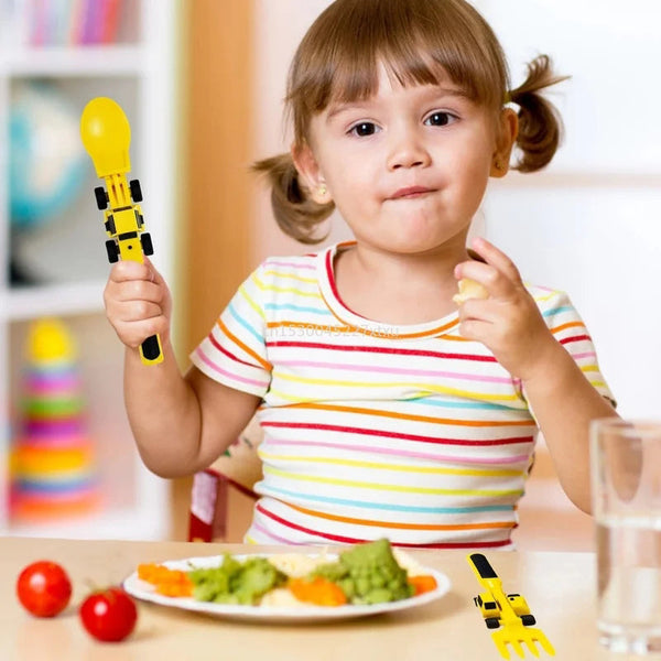DiggerDish - Kindergeschirr Set – Spielerisch & Bauwagenstark