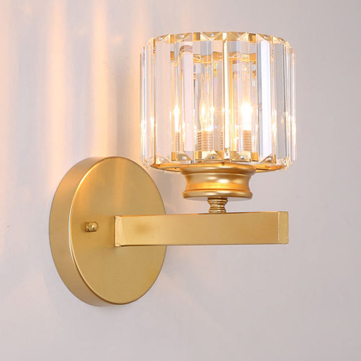 Wandleuchte Kristall modern | Elegante Beleuchtung für Flur & Schlafzimmer