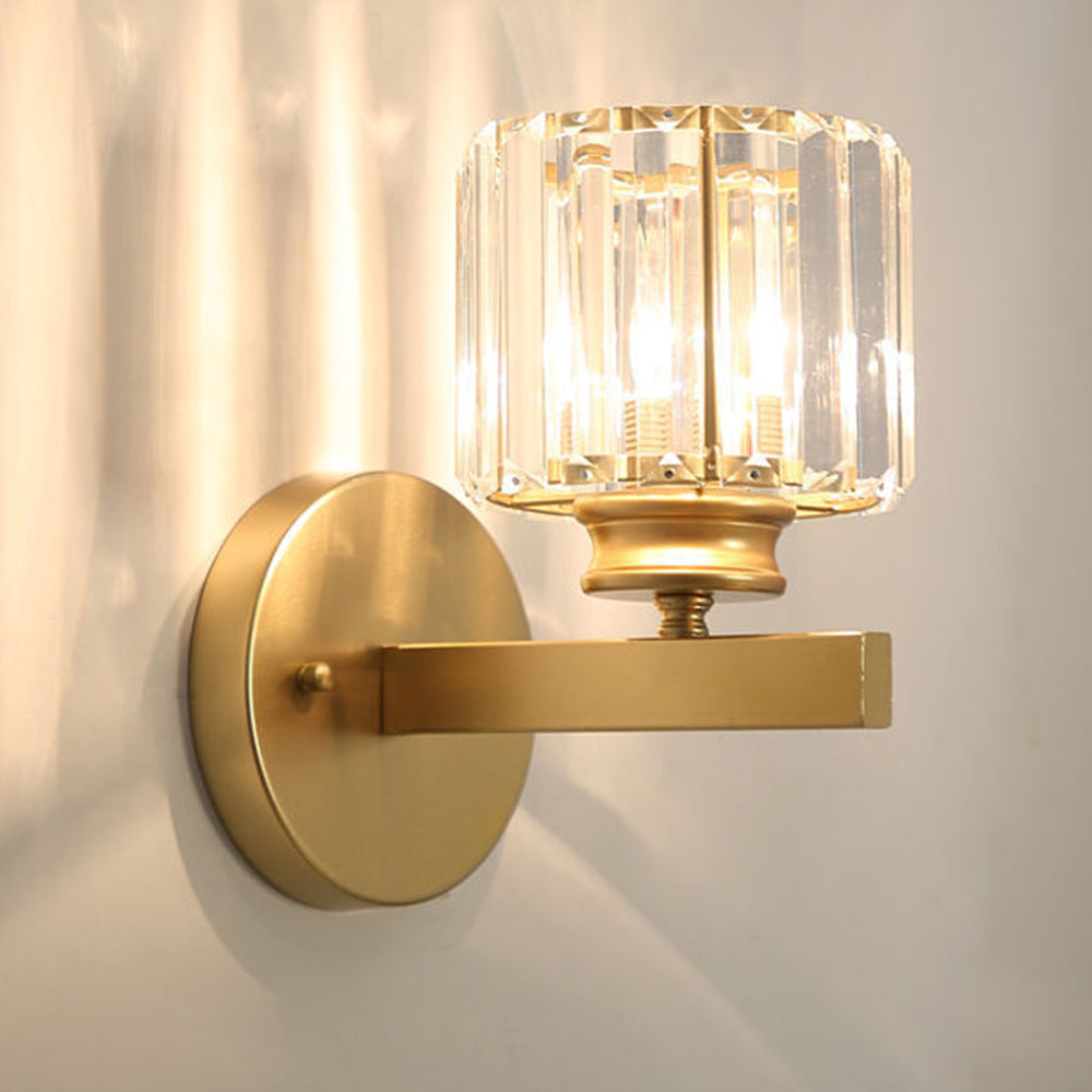 Wandleuchte Kristall modern | Elegante Beleuchtung für Flur & Schlafzimmer