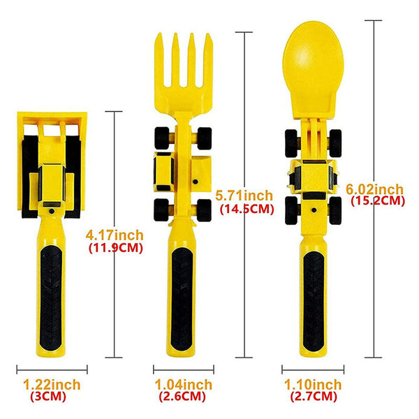 DiggerDish - Kindergeschirr Set – Spielerisch & Bauwagenstark