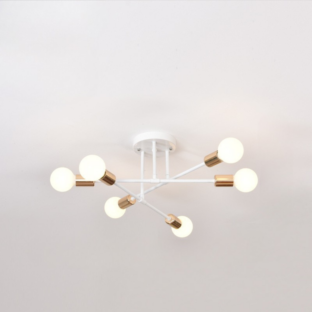 Deckenlampe aus Eisen | Moderne Beleuchtung für Wohnzimmer und Schlafzimmer