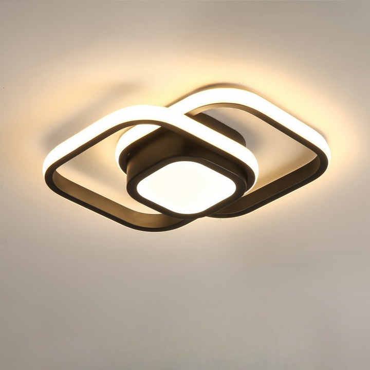 LED-Deckenleuchte modern | 3-Farben-Licht für Wohn- & Schlafzimmer