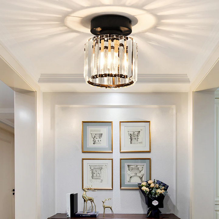 Deckenleuchte Kristall modern | Stilvolle Beleuchtung für Flur & Wohnzimmer