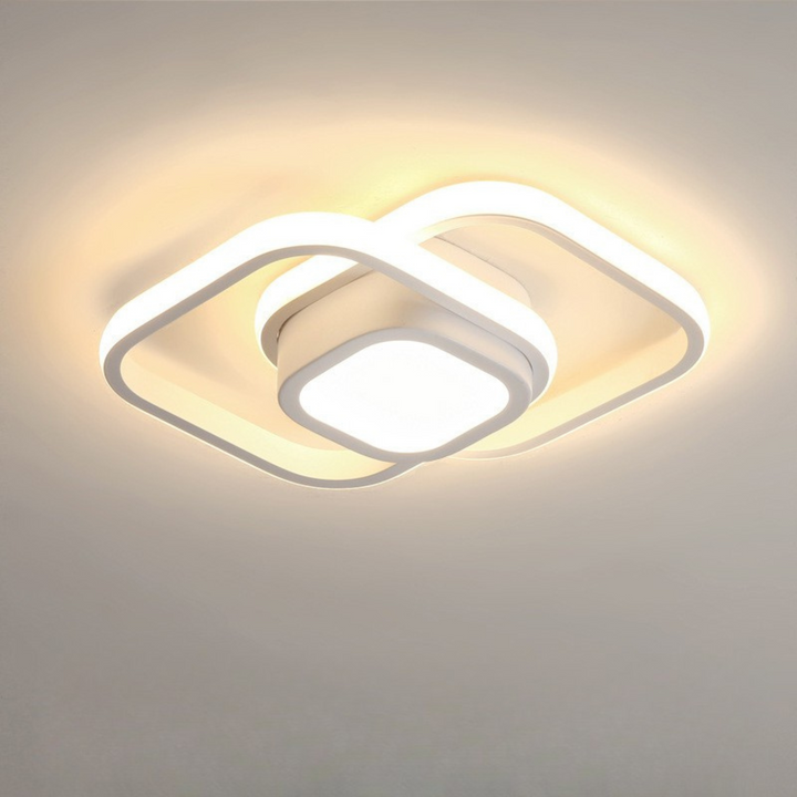 LED-Deckenleuchte modern | 3-Farben-Licht für Wohn- & Schlafzimmer