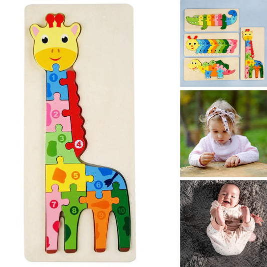 ZooCount - Tier-Puzzle für Kinder – Spielerisch & Lehrreich