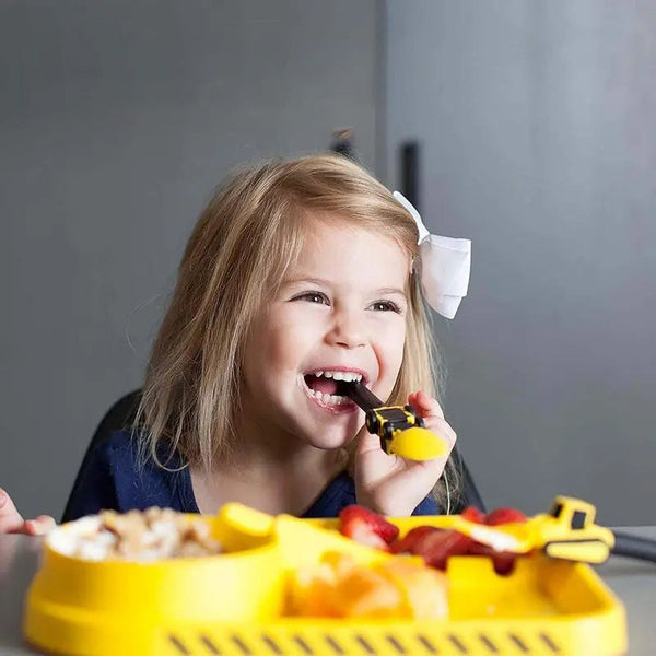 DiggerDish - Kindergeschirr Set – Spielerisch & Bauwagenstark