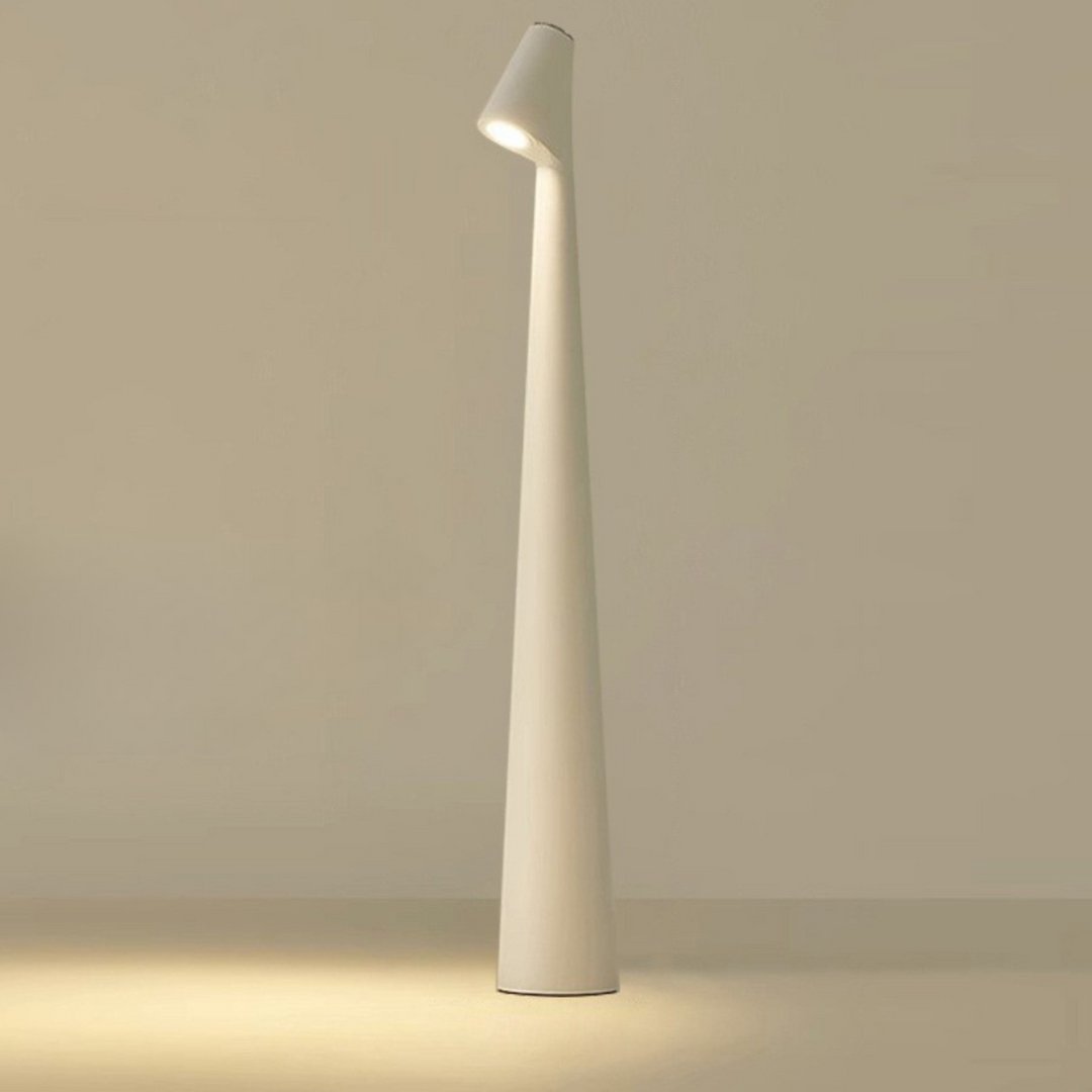 LED-Stehleuchte modern | Minimalistisches 3-Farben-Licht mit Akku