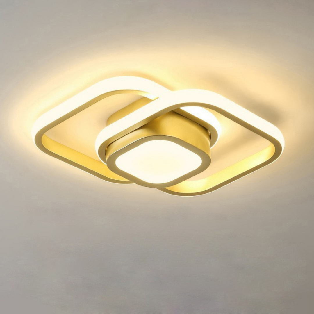 LED-Deckenleuchte modern | 3-Farben-Licht für Wohn- & Schlafzimmer