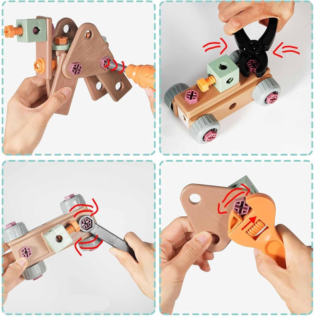 BuildiBox – Konstruktionskoffer für Kinder – Motorik & Kreativität fördern