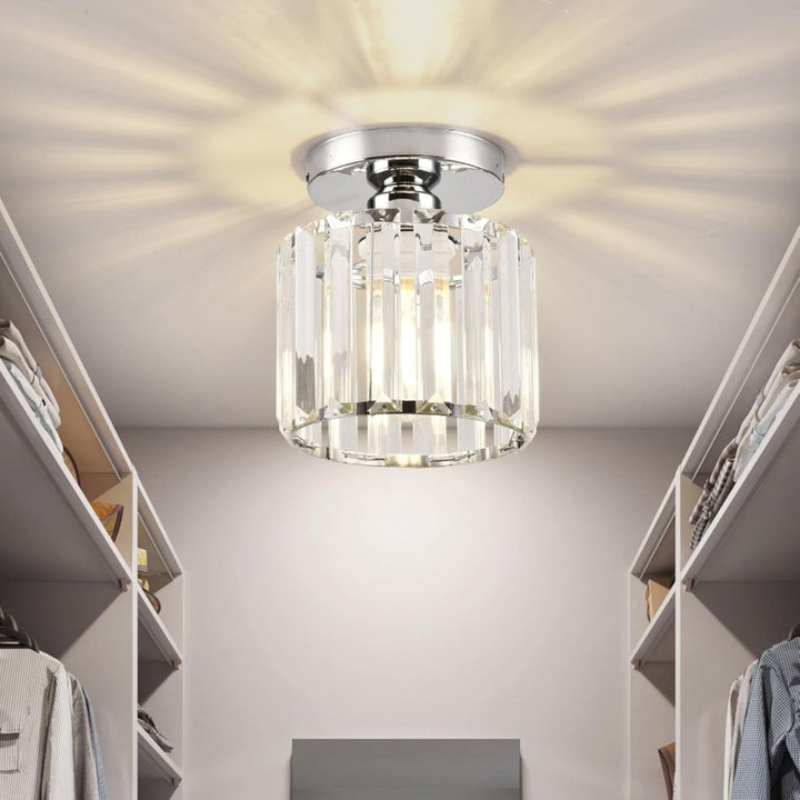 Deckenleuchte Kristall modern | Stilvolle Beleuchtung für Flur & Wohnzimmer