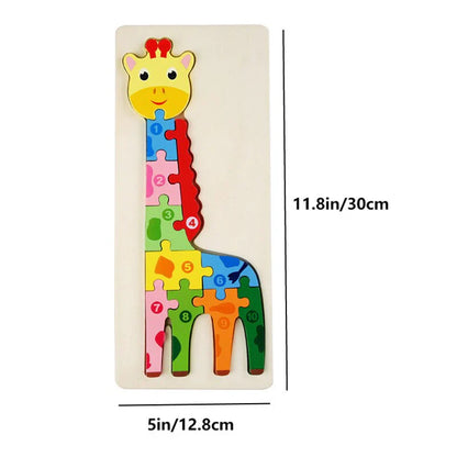 ZooCount - Tier-Puzzle für Kinder – Spielerisch & Lehrreich