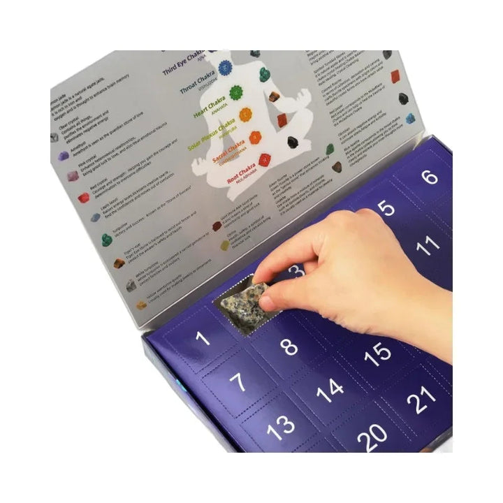 Adventskalender Kinder – 24 Einzigartige Kristallgesteine – Magischer Countdown bis Weihnachten 5