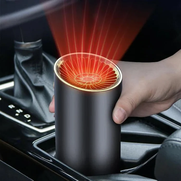 Autoheizung – Schnelles Heizen & Verstellbarer 360° Luftbläser – 12V für Auto und Wohnmobil