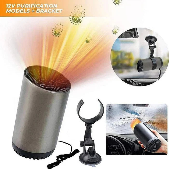 Autoheizung – Schnelles Heizen & Verstellbarer 360° Luftbläser – 12V für Auto und Wohnmobil