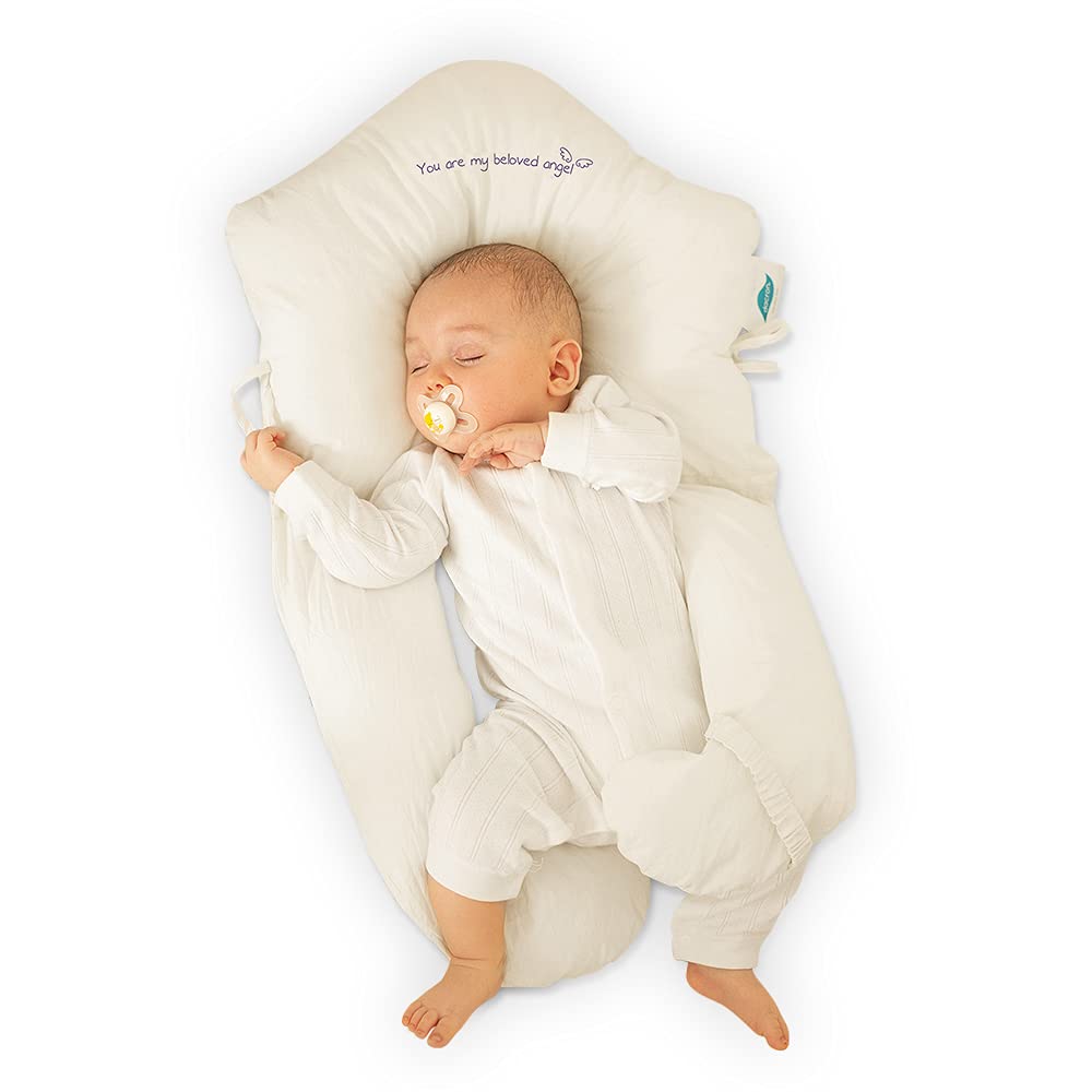 Babykopfkissen – Hypoallergen & Ergonomisch – Optimaler Schlafkomfort für Neugeborene 0