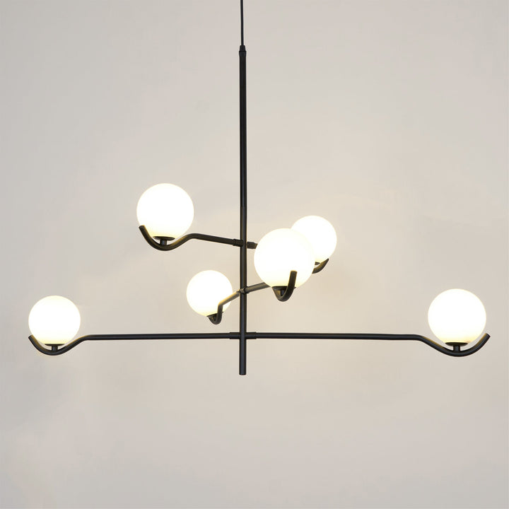 Moderne Kugel LED Pendelleuchte