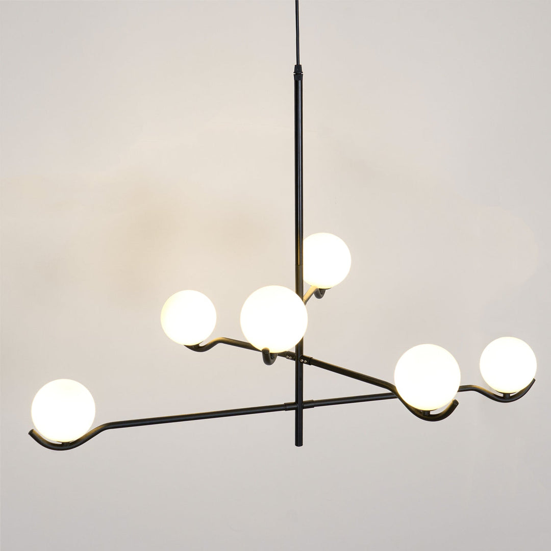 Moderne Kugel LED Pendelleuchte