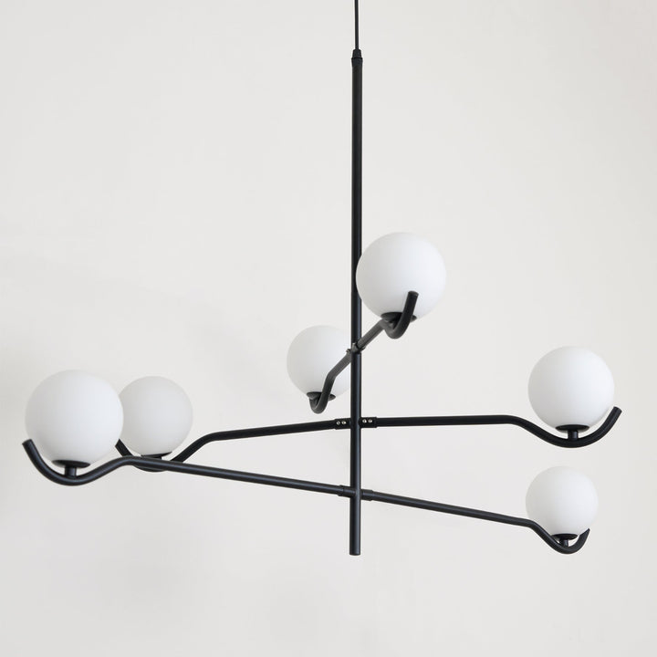 Moderne Kugel LED Pendelleuchte