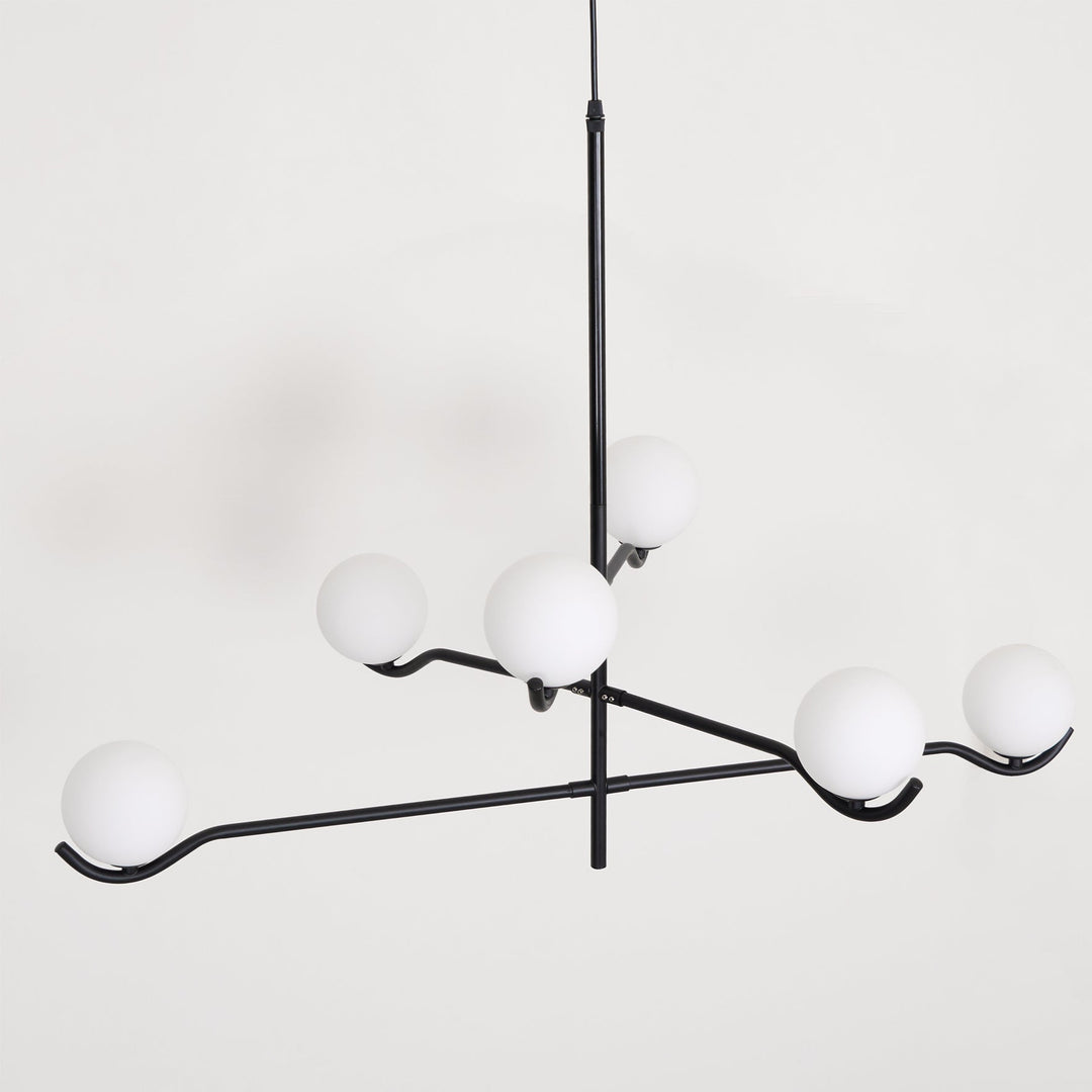 Moderne Kugel LED Pendelleuchte