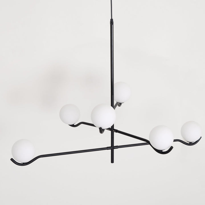 Moderne Kugel LED Pendelleuchte