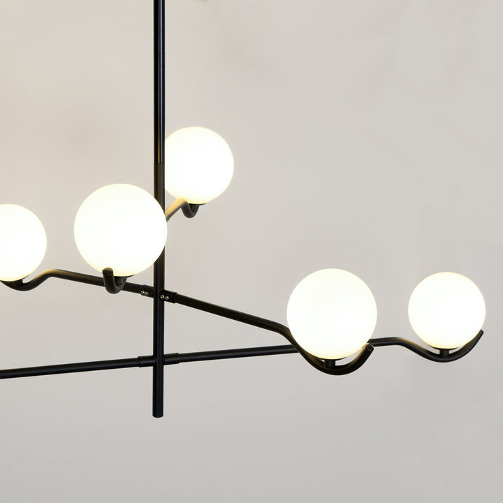 Moderne Kugel LED Pendelleuchte