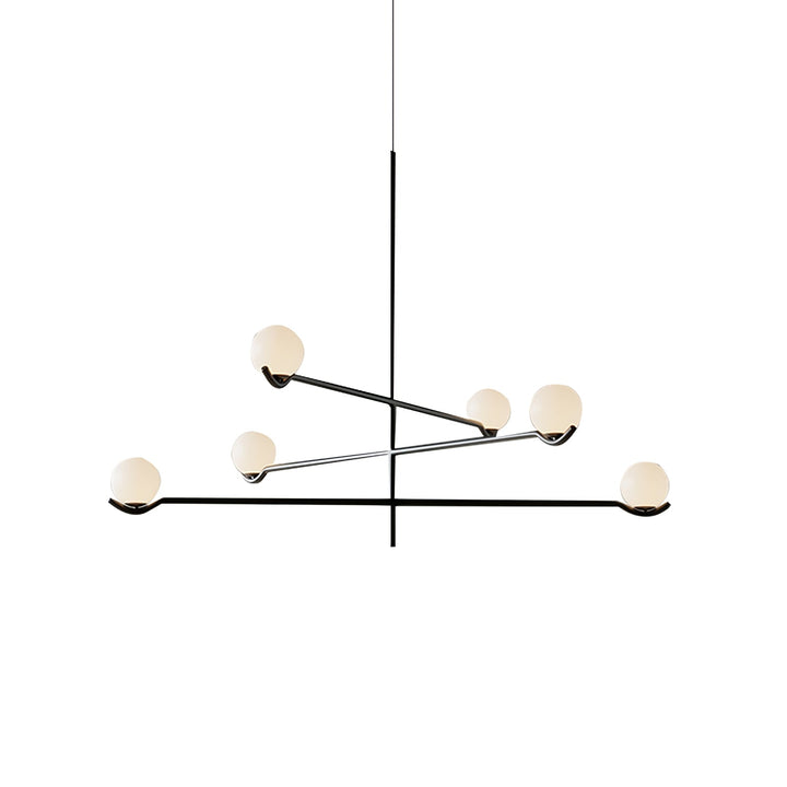 Moderne Kugel LED Pendelleuchte