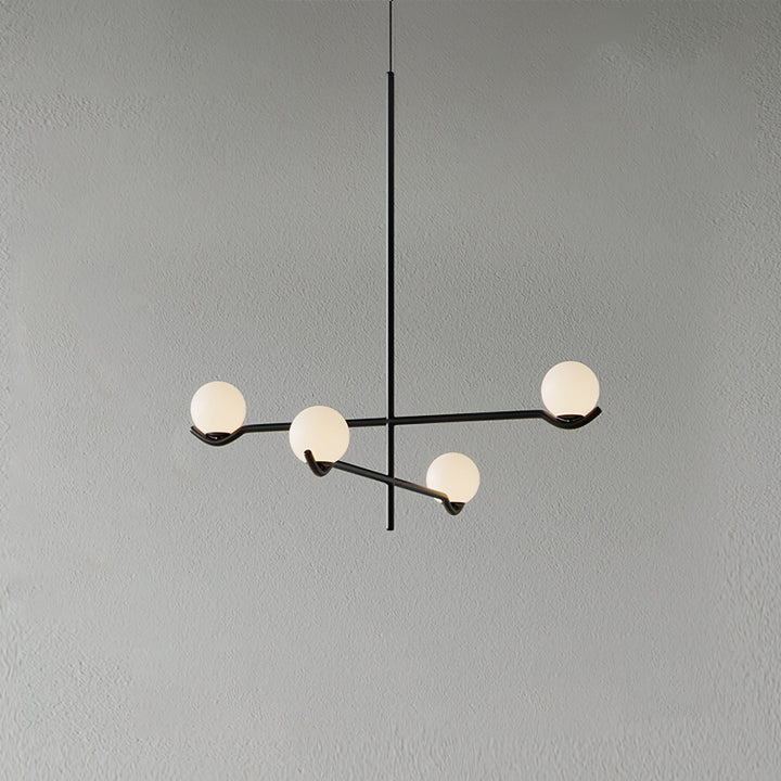 Moderne Kugel LED Pendelleuchte