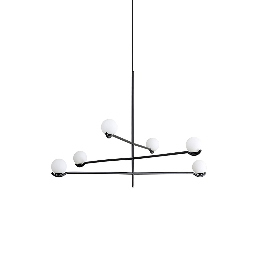 Moderne Kugel LED Pendelleuchte