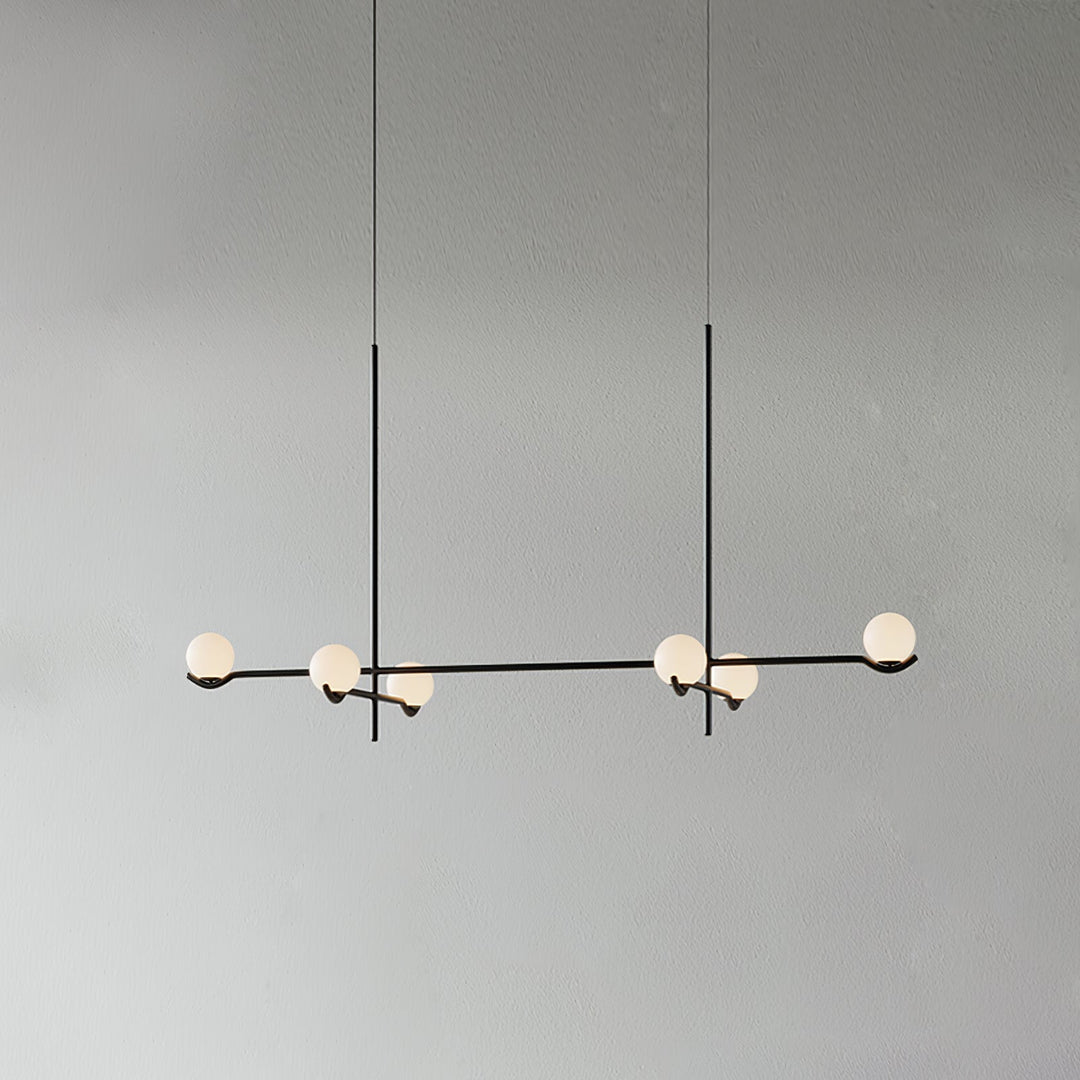 Moderne Kugel LED Pendelleuchte