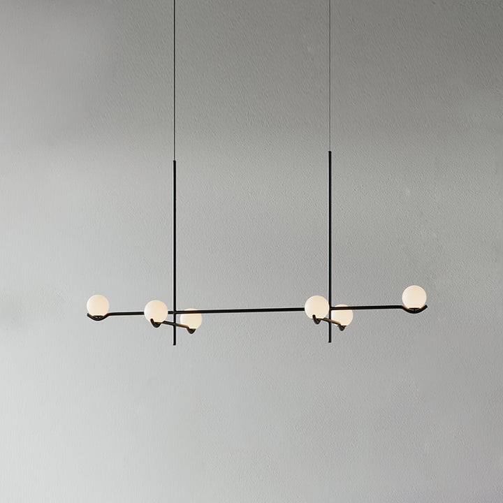Moderne Kugel LED Pendelleuchte