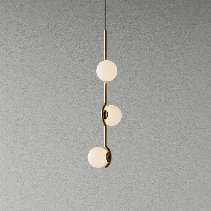 Moderne Kugel LED Pendelleuchte